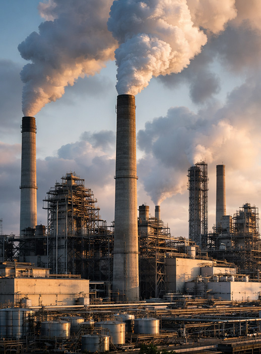 Emissions reduction for industrial applications